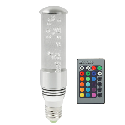 AMPOULE LED RGB E27 TÉLÉCOMMANDE 3W Bulles