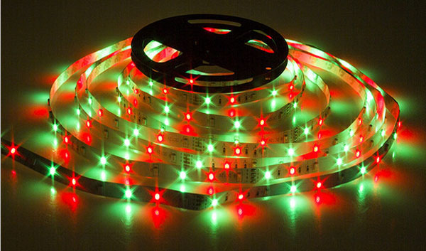 AISTUO Ruban lumineux LED 3528 RVB 300 - 5m- Avec alimentation 12V 2A +  télécommande IR 24touches LD614 - Cdiscount Maison