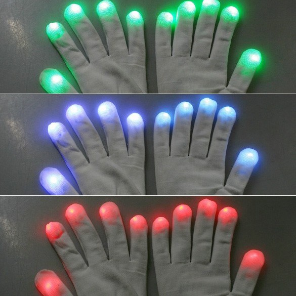 Gants avec lumière LED - Innovagoods Gleds - 2 pièces - Gants de