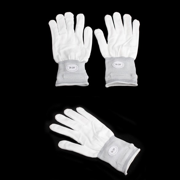 GANTS Lumineux LED, La lumière au bout des doigts !