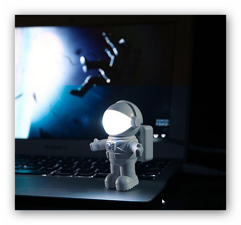 Lampe USB Led flexible Verte pour PC portable ou Mac