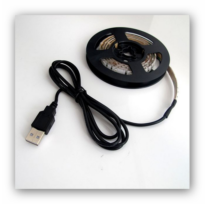 2 Paquets De Bande Lumineuse UV Avec Prise USB + Boîtier De Batterie, Bande  LED USB