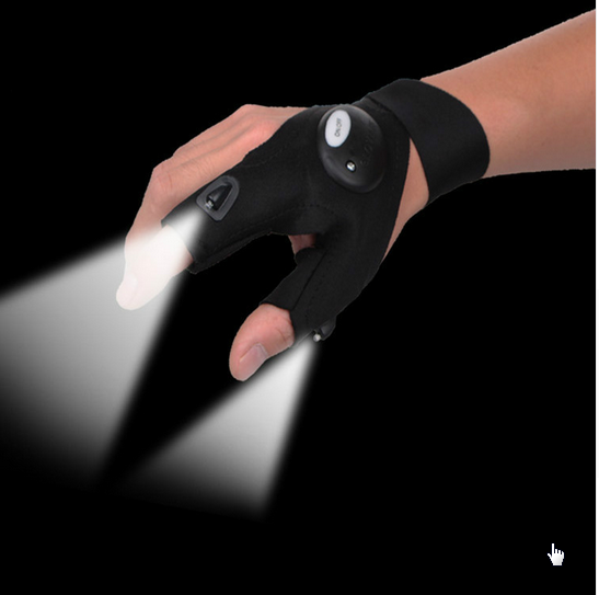 1 Paire De Gants Lumineux À Led Pour La Décoration De Noël Et De