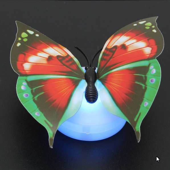 Papillon décoratif lumineux led