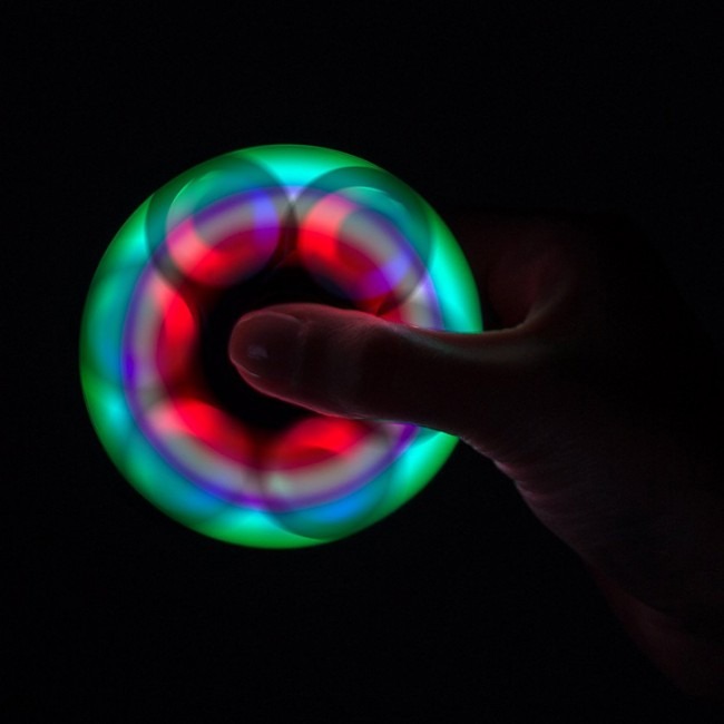 Hand Spinner lumineux. Color spin, Spinner, Spinner LED