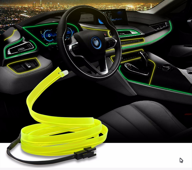 led interieur voiture - Vert