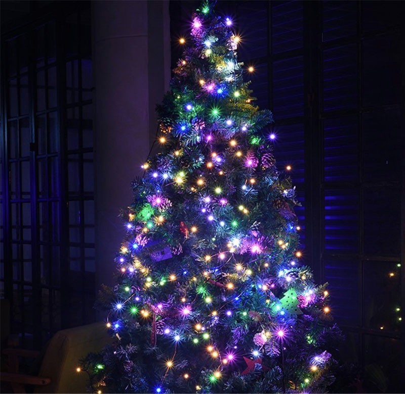 Guirlande lumineuse Noël 2 mètres Fil Cuivre