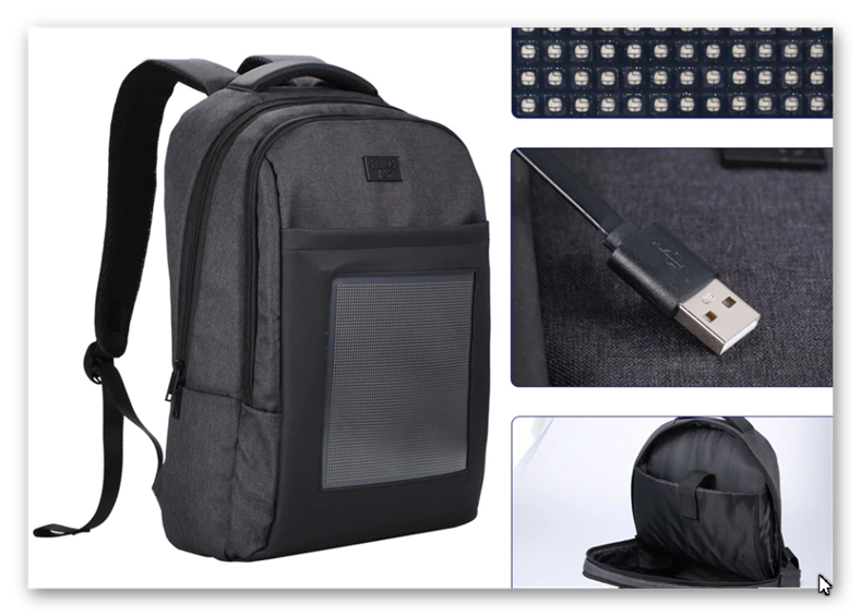 sac à dos anti pickpocket connecté