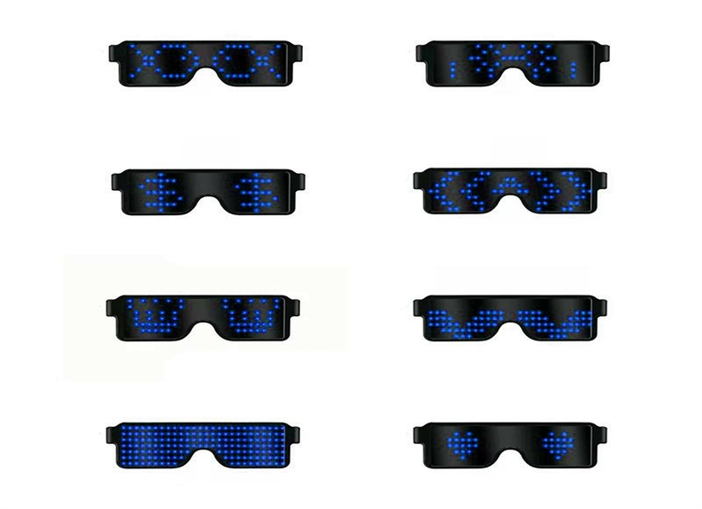 LUNETTES LED INTERACTIVES