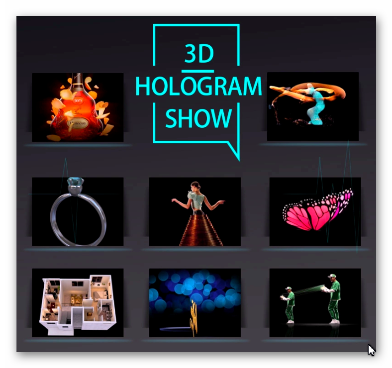Ventilateur Holographique 3D