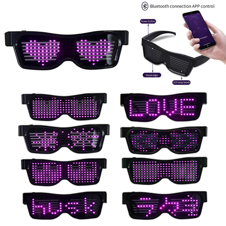 LUNETTES LED Programmables